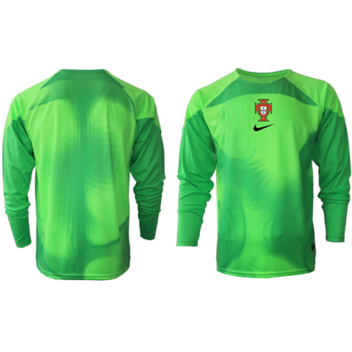 Portugal Målvakt Hemma Matchtröja VM 2022 Långärmad Portugal Målvakt Hemma Matchtröja VM 2022 Långärmad